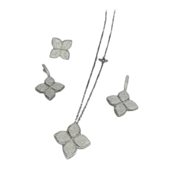 Four-Leaf Necklace Set – Symbol of Luck, Love & Timeless Elegance Zambeel 