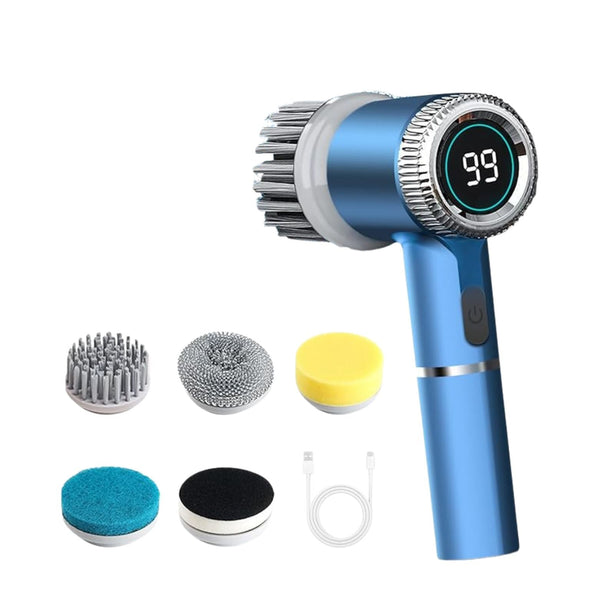 5-in-1 Electric Cleaning Brush – Powerful, Multi-Surface Cleaning Tool Zambeel 