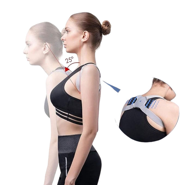 Smart Adjustable Posture Corrector – Vibration Reminder for Better Alignment