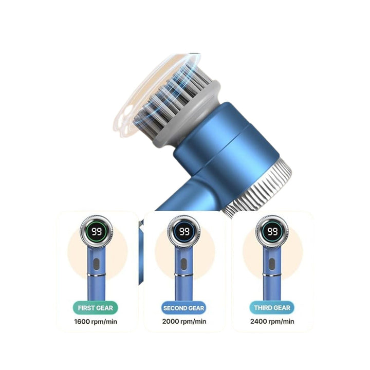 5-in-1 Electric Cleaning Brush – Powerful, Multi-Surface Cleaning Tool Zambeel 